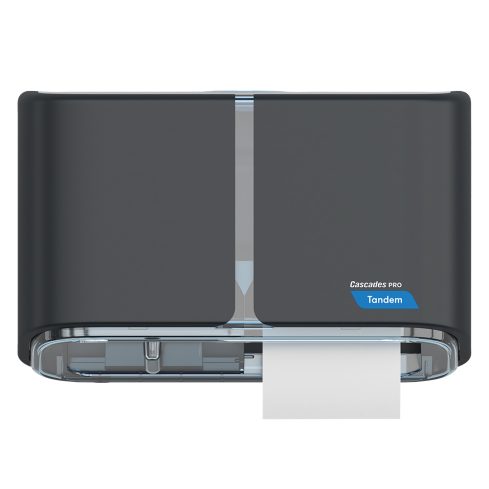 Tandem No Touch High Capacity Bath Tissue Dispenser, 12.5 x 6.6 x 7.2, Gray Tandem No Touch High Capacity Bath Tissue Dispenser, 12.5 x 6.6 x 7.2, Gray