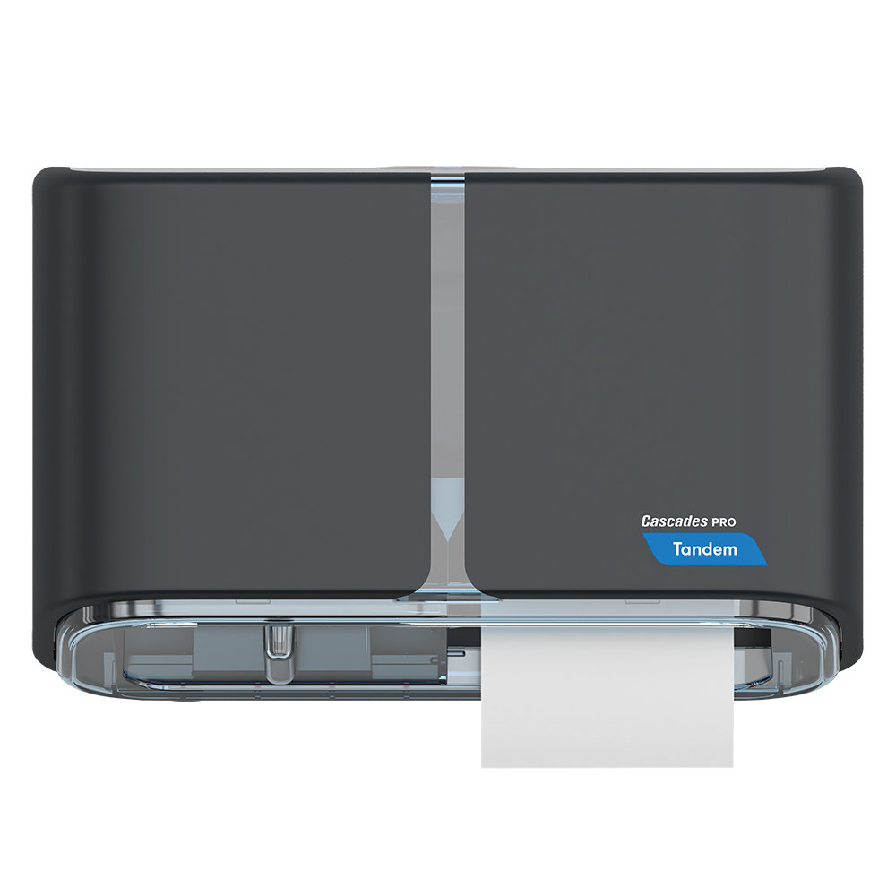 Tandem No Touch High Capacity Bath Tissue Dispenser, 12.5 x 6.6 x 7.2, Gray Tandem No Touch High Capacity Bath Tissue Dispenser, 12.5 x 6.6 x 7.2, Gray