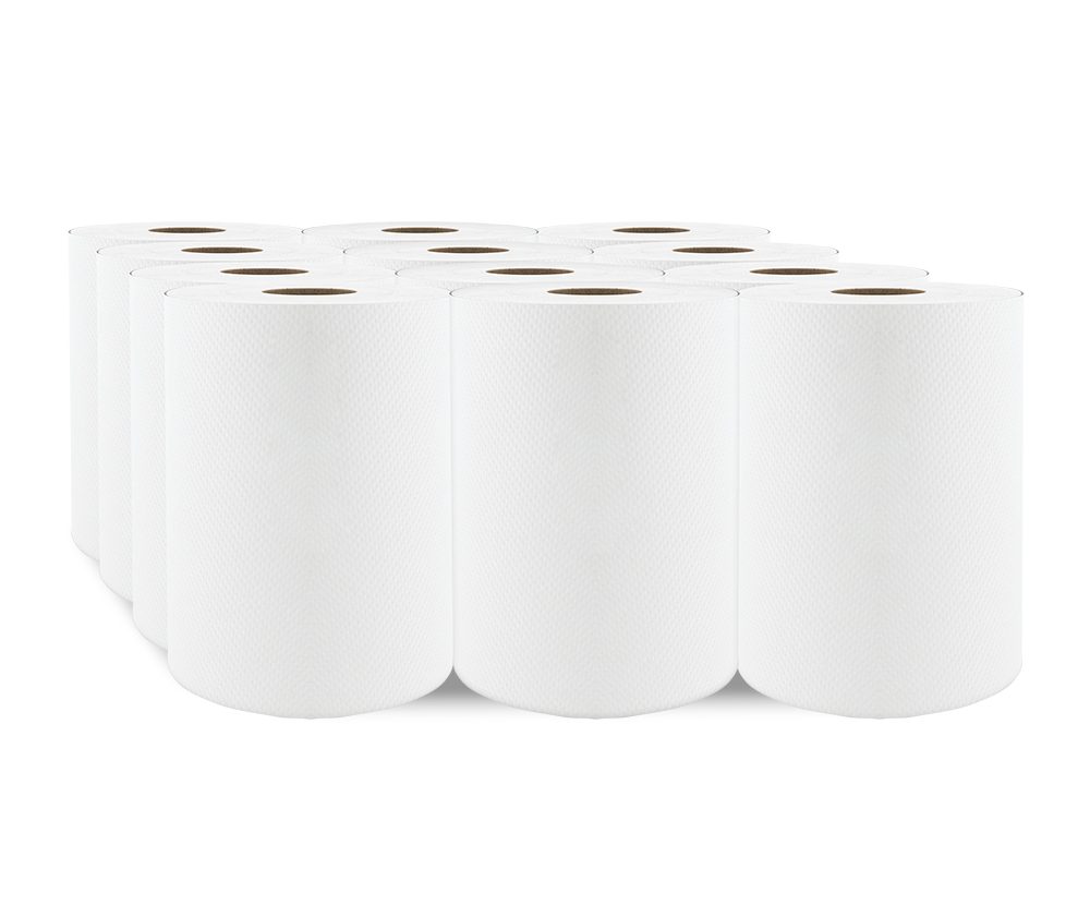 Cascades PRO Select® Roll Paper Towels, White, 800'/Roll, 12 Rolls/Case