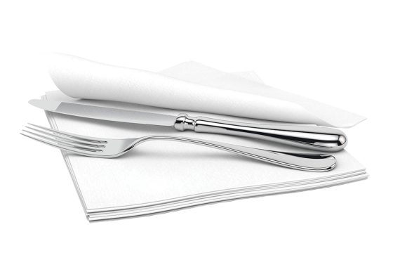 Cascades PRO Signature Airlaid Napkins, 1-Ply, White, 1000 napkins
