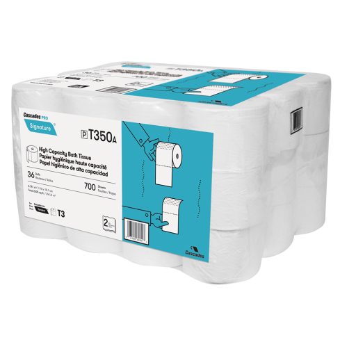 Signature High Capacity Bathroom Tissue, 2-Ply, White, 700 Sheets/Roll, 36 Rolls/Carton Signature High Capacity Bathroom Tissue, 2-Ply, White, 700 Sheets/Roll, 36 Rolls/Carton