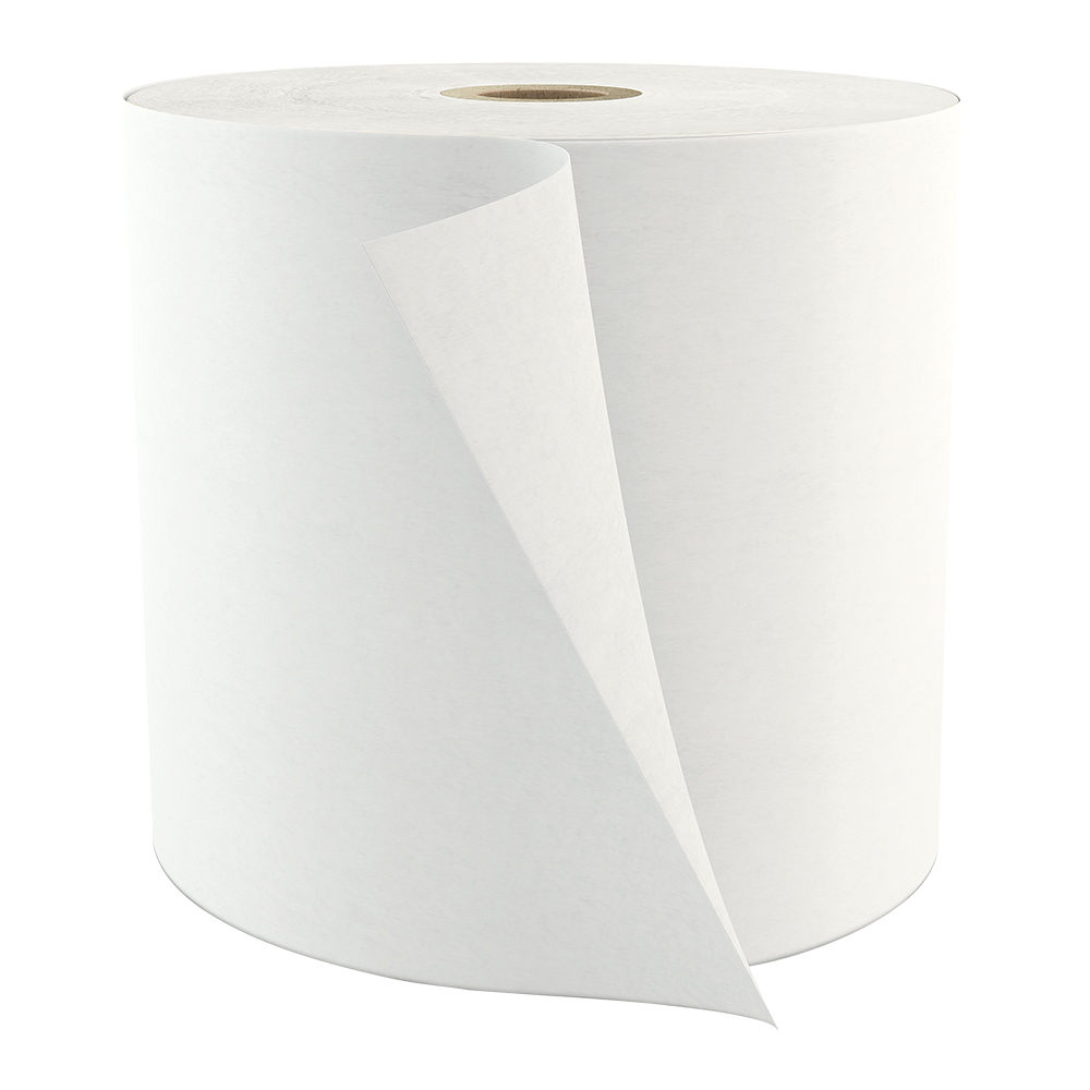Cascades PRO Tuff-Job DRC Double Recrepe Jumbo Roll Wipers, 1-Ply