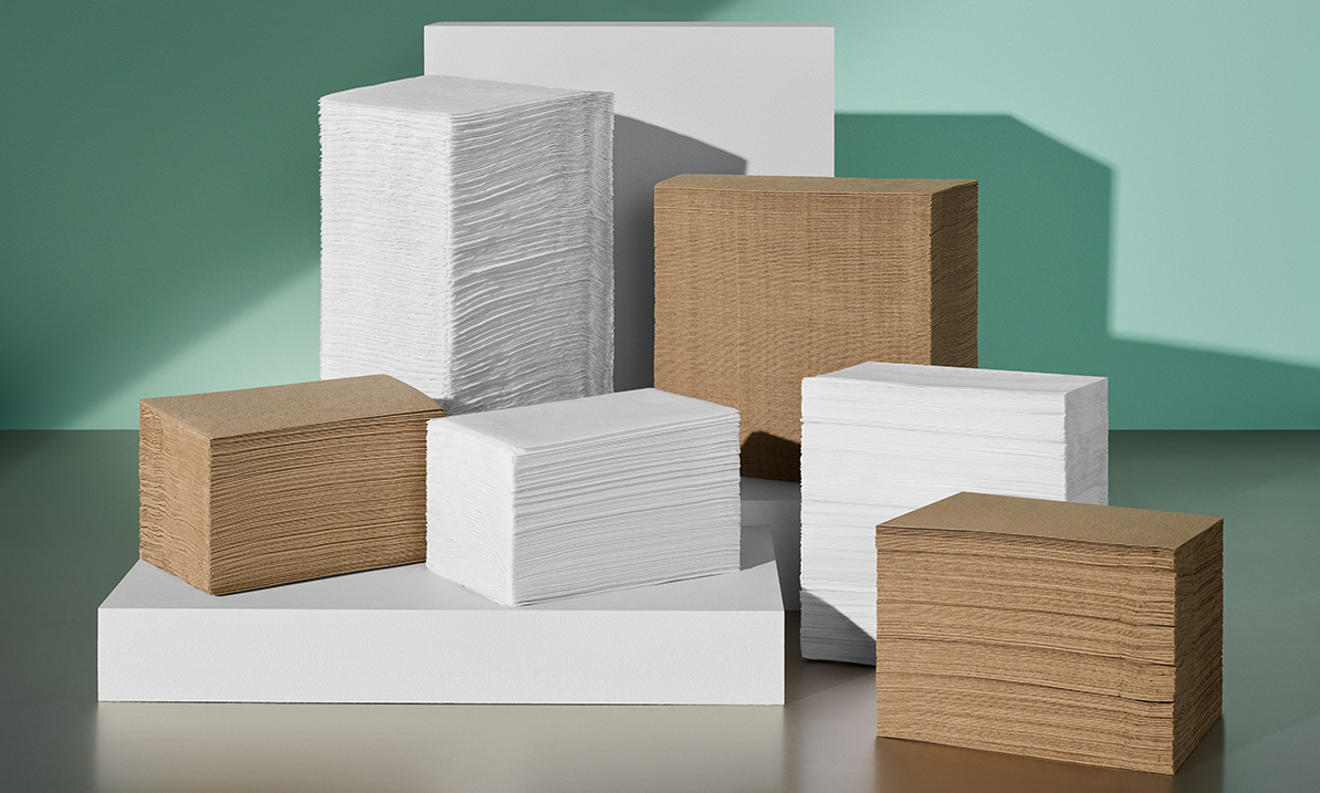 Papier-mouchoir en boîte cube CASCADES PRO SIGNATURE F710 - ABC