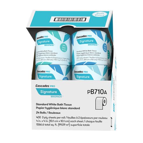 Signature High Capacity Bathroom Tissue, 2-Ply, White, 700 Sheets/Roll, 36 Rolls/Carton Signature High Capacity Bathroom Tissue, 2-Ply, White, 700 Sheets/Roll, 36 Rolls/Carton