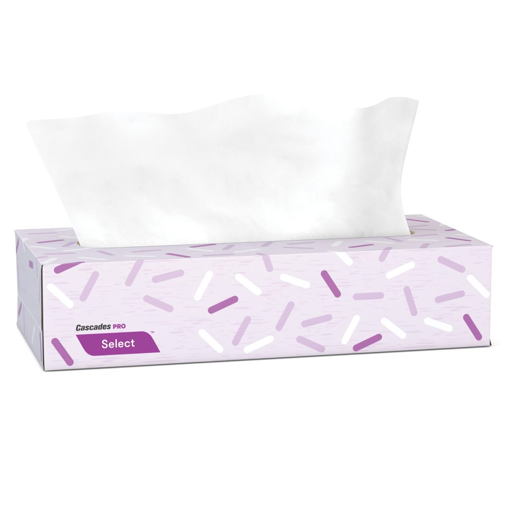 Papiers-mouchoirs Cascades Moka faits de fibres 100 % recyclées non blanchies - : HOTELS, RESTAURANTS et INSTITUTIONS