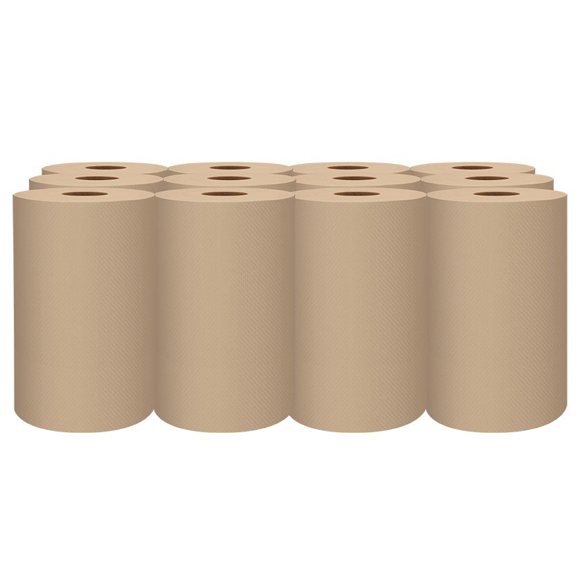 Cascades PRO Perform Briopack Roll Paper Towel, 1-Ply, Natural